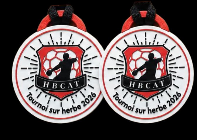 Recto médaille — logo du club